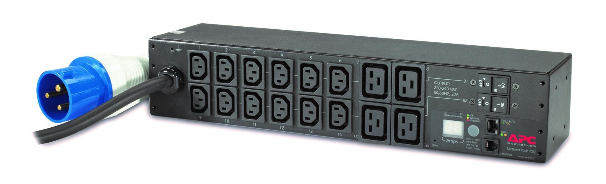 APC AP7822B unità di distribuzione dell'energia (PDU) 16 presa(e) AC 2U Nero