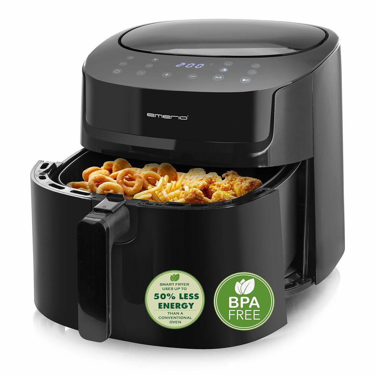 Emerio AF-129622.1 friggitrice Singolo 72 L Indipendente 1800 W Friggitrice ad aria calda Nero (Emerio Heiluftfritteuse Smart F