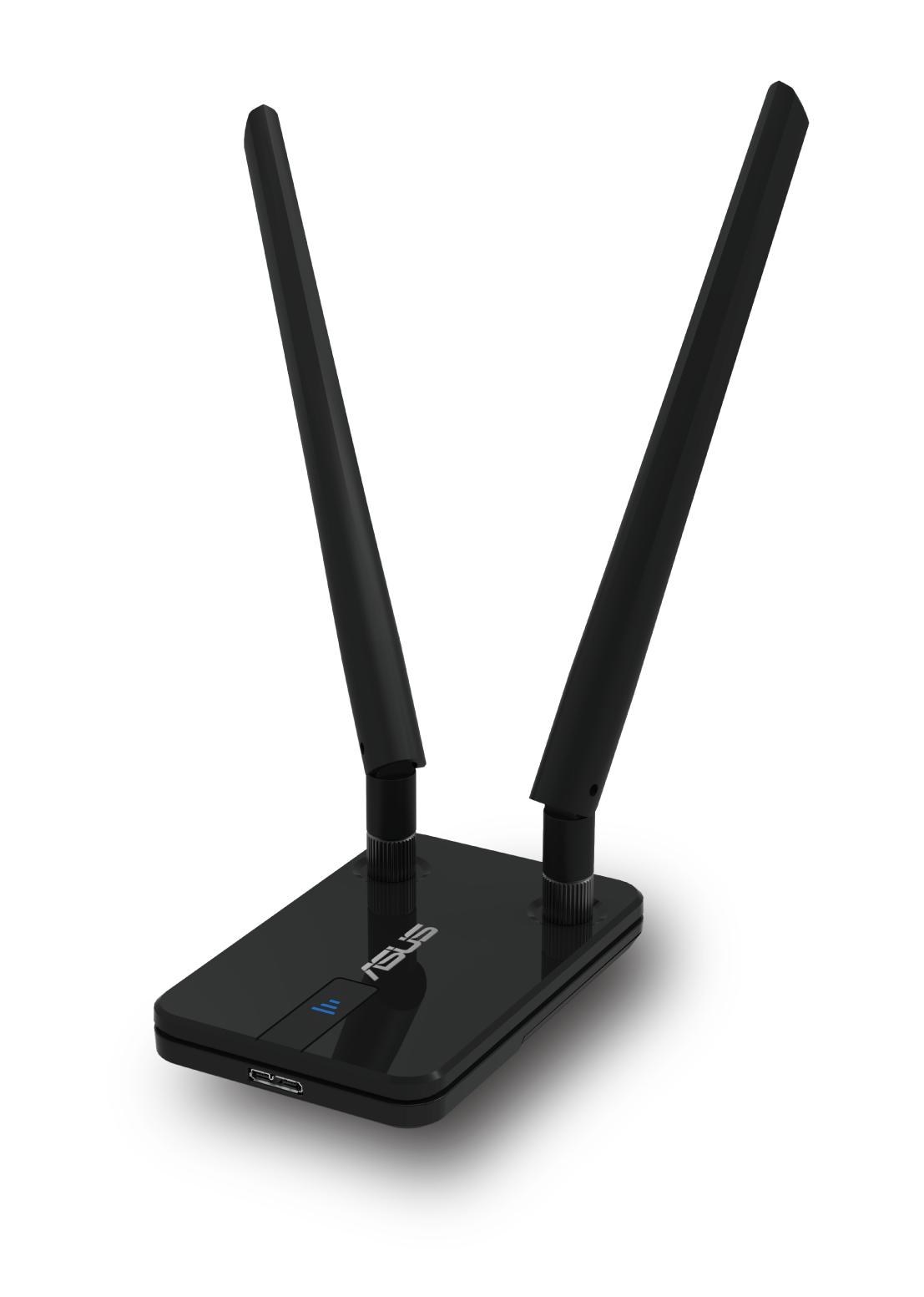 Router wireless ASUS USB-AC58 Dual-band (2,4 GHz/5 GHz) 5G Nero