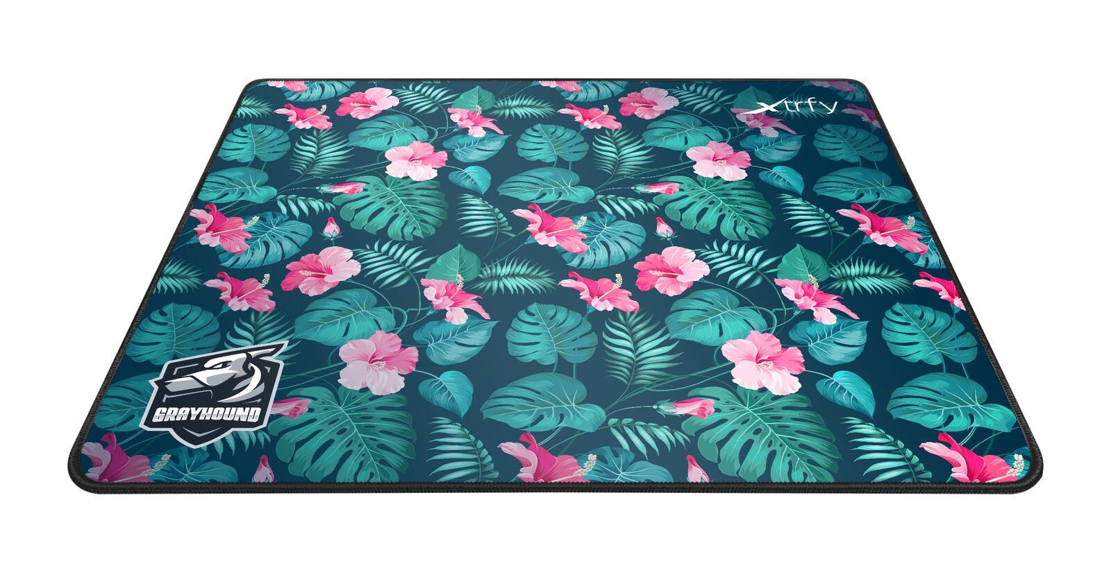 Xtrfy GP1 Tropical Large Surface Gaming Mouse Pad Cloth Surface Washable 460 x 400 x 4 mm