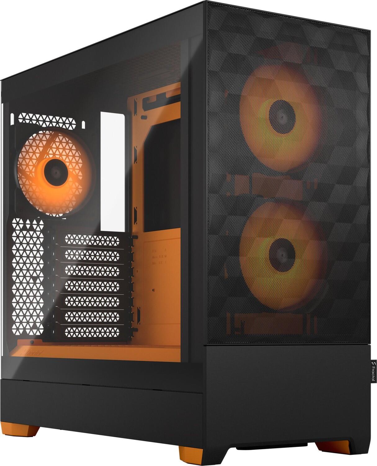 Fractal Design Pop Air RGB Orange Core Seitenfenster ATX Gaming Gehäuse Orange