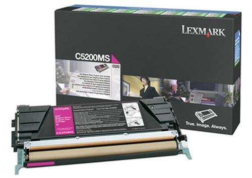 Lexmark C5200MS cartuccia toner 1 pz Originale Magenta