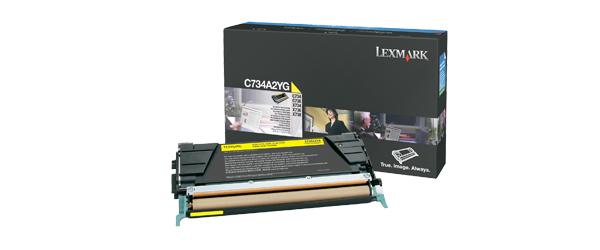 Lexmark C734A2YG cartuccia toner Originale Giallo