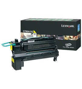 Lexmark C792A1YG cartuccia toner 1 pz Originale Giallo