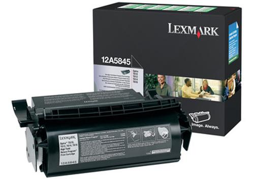 Lexmark 12A5845 cartuccia toner 1 pz Originale Nero