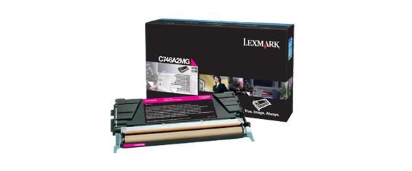 Toner LEXMARK magenta per C746/C748 circa 7.000 pagine.