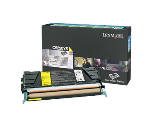 Lexmark C5220YS cartuccia toner 1 pz Originale Giallo