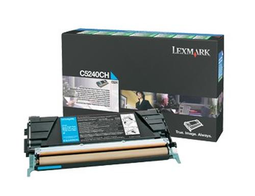 Lexmark 00C5240CH cartuccia toner Originale Ciano