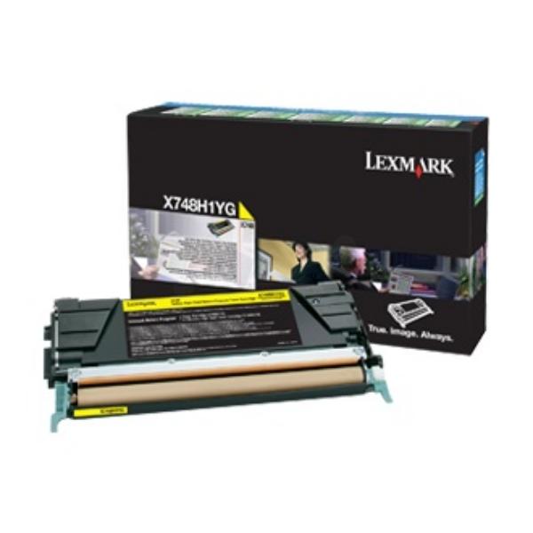 Toner LEXMARK giallo PROJEKT X748 circa 10.000 pagine.