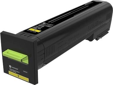 ORIGINAL Lexmark toner giallo 72K20Y0 CS/CX820 8000 Seiten Cartuccia di ritorno