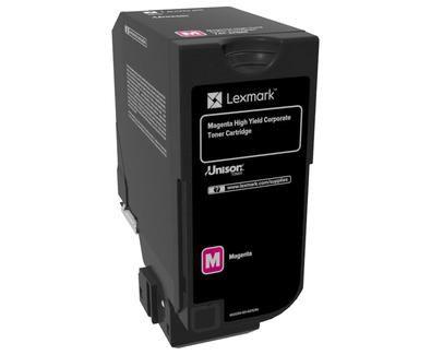 Lexmark 74C2HME cartuccia toner 1 pz Originale Magenta