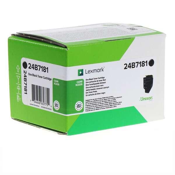 ORIGINAL Lexmark toner nero 24B7181 C2240 9000 Seiten