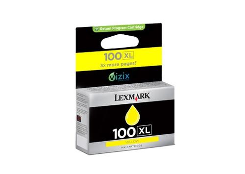 Lexmark 100XL cartuccia d'inchiostro 1 pz Originale Resa elevata (XL) Giallo