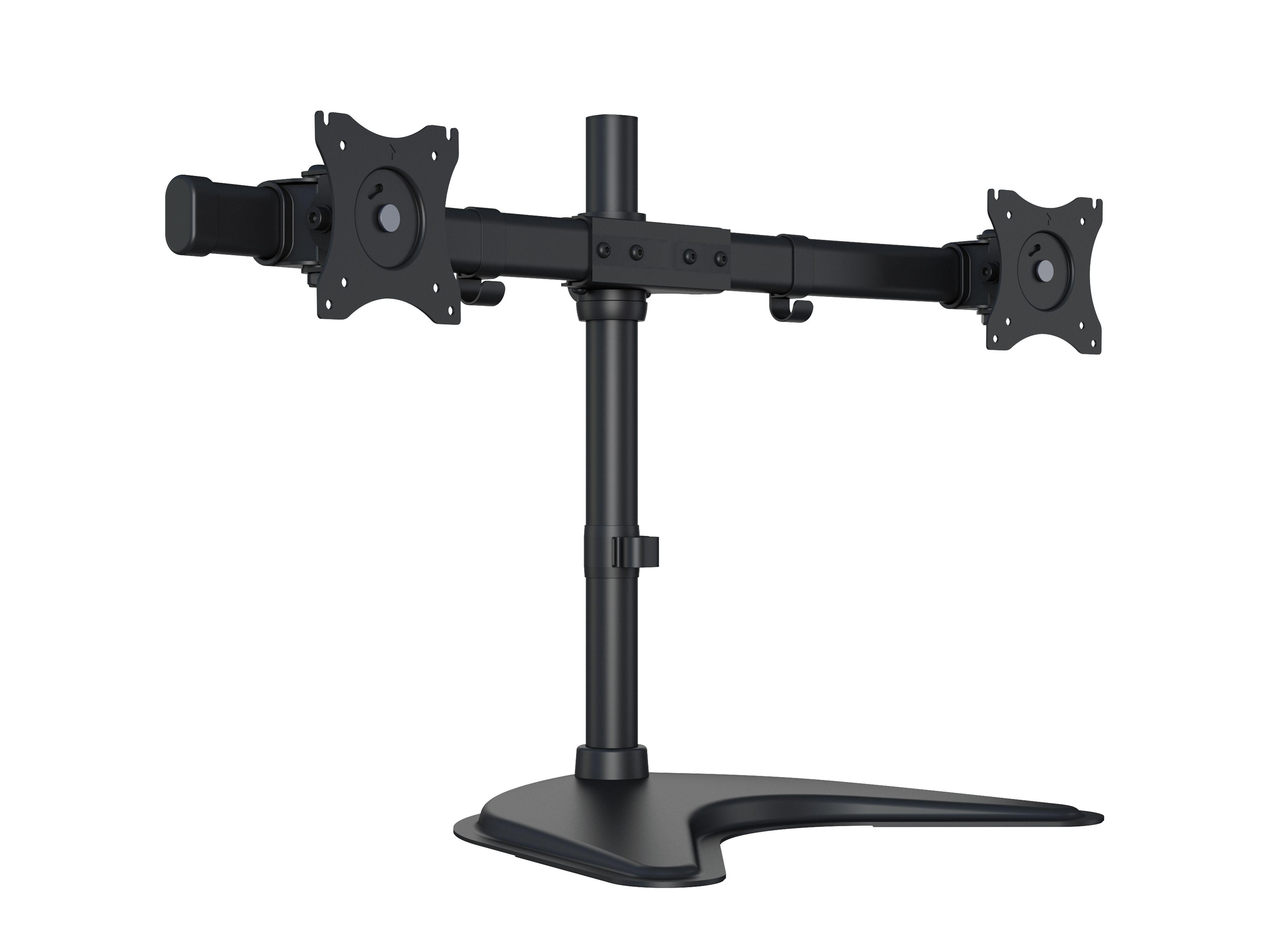 Multibrackets 3330 supporto da tavolo per Tv a schermo piatto 686 cm 27 Scrivania Nero (Multibrackets M Deskstand Basic Dual -)