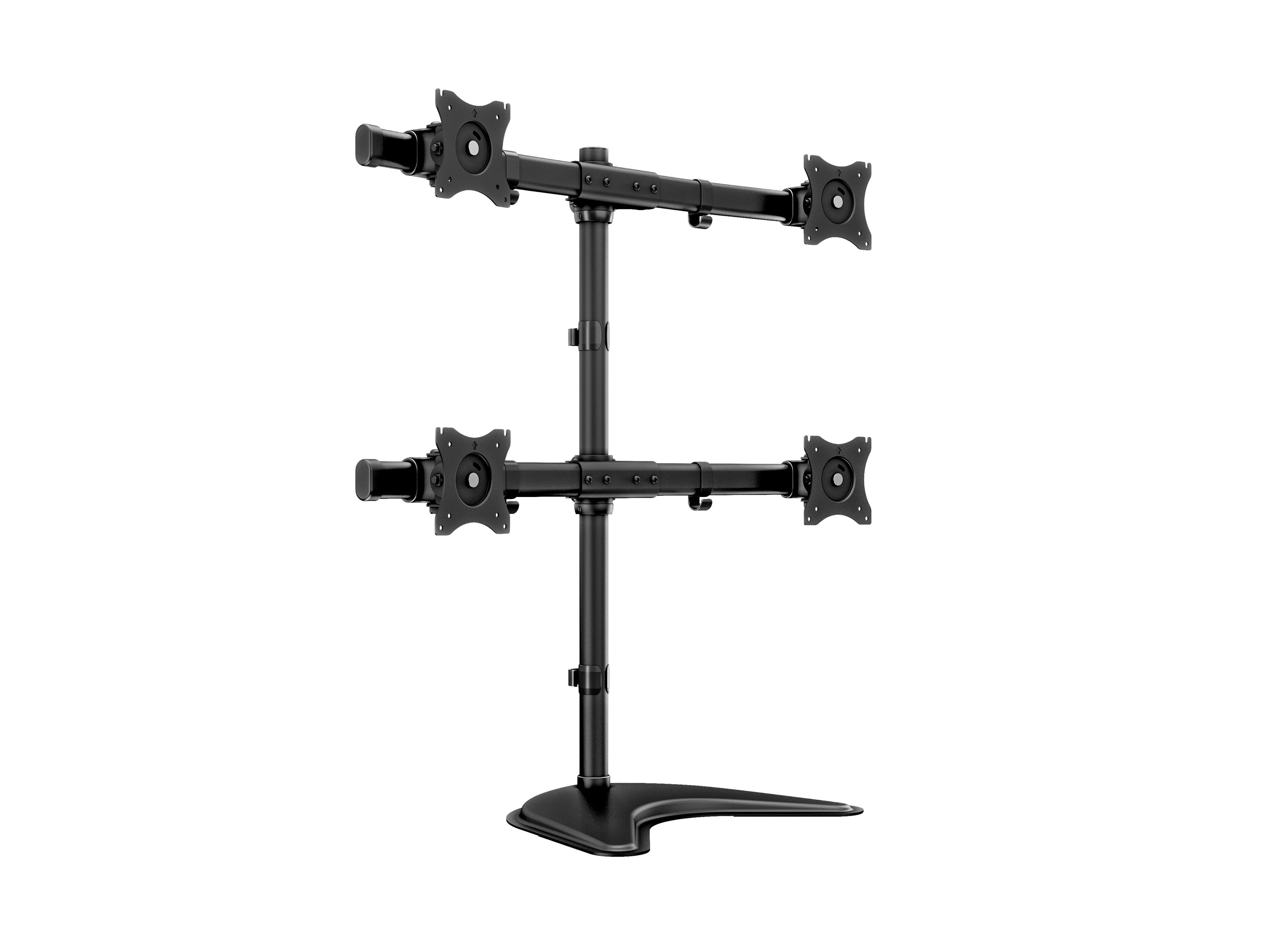 Multibrackets 3347 supporto da tavolo per Tv a schermo piatto 686 cm 27 Scrivania Nero (Multibrackets M Deskstand Basic Quad -)