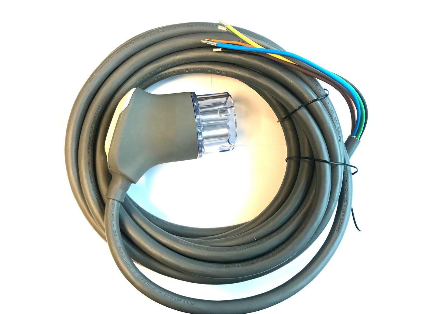 Halo spare cable - 16 A, type - 2, 3P Sparepart - Warranty: 36M