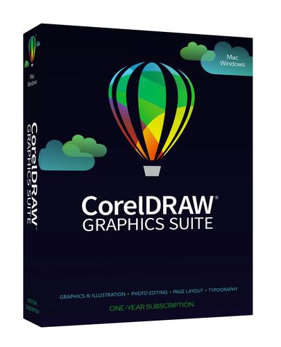 Corel CorelDRAW Graphics Suite 1 licenza/e 1 anno/i