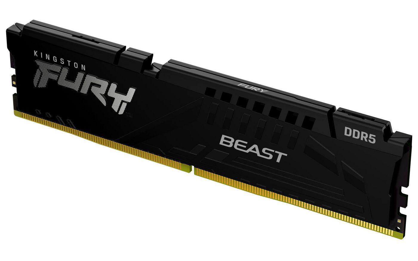 DDR5 16GB 4800 MHZ FURY BEAST BLACK CL38 KINGSTON