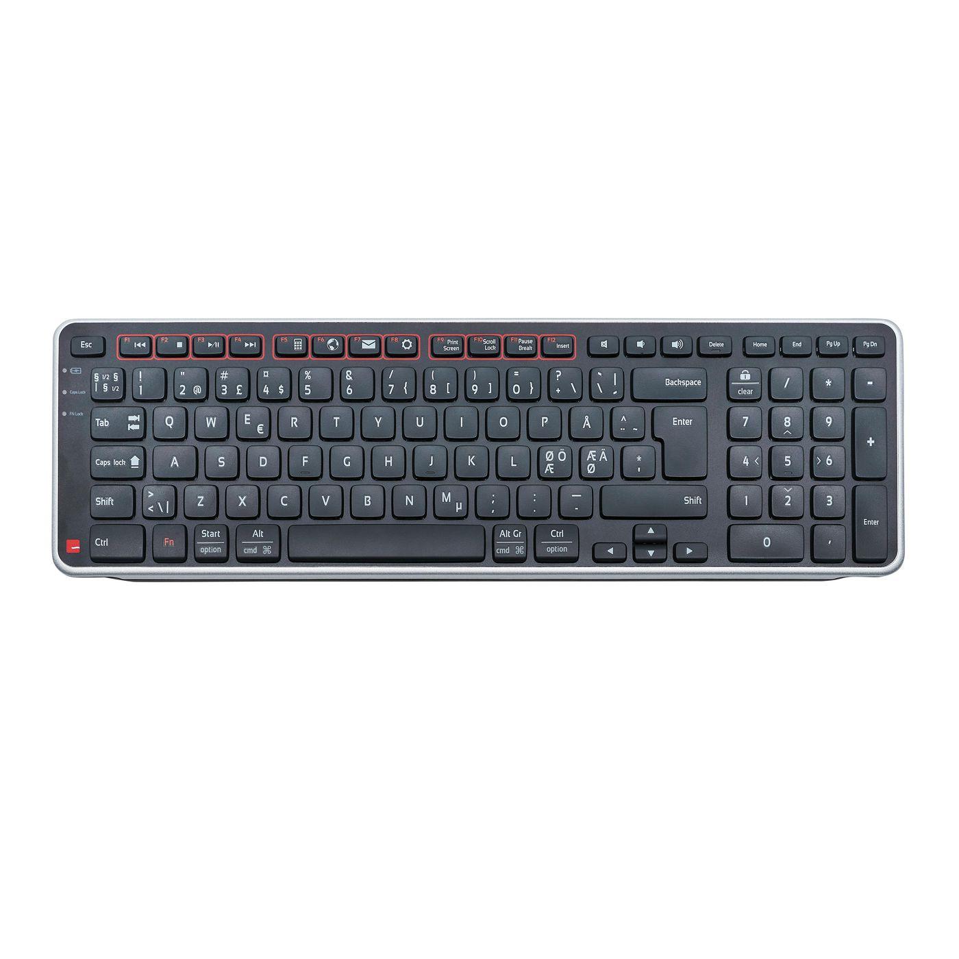 Contour Design Balance Keyboard PN & tastiera Nero, Bianco