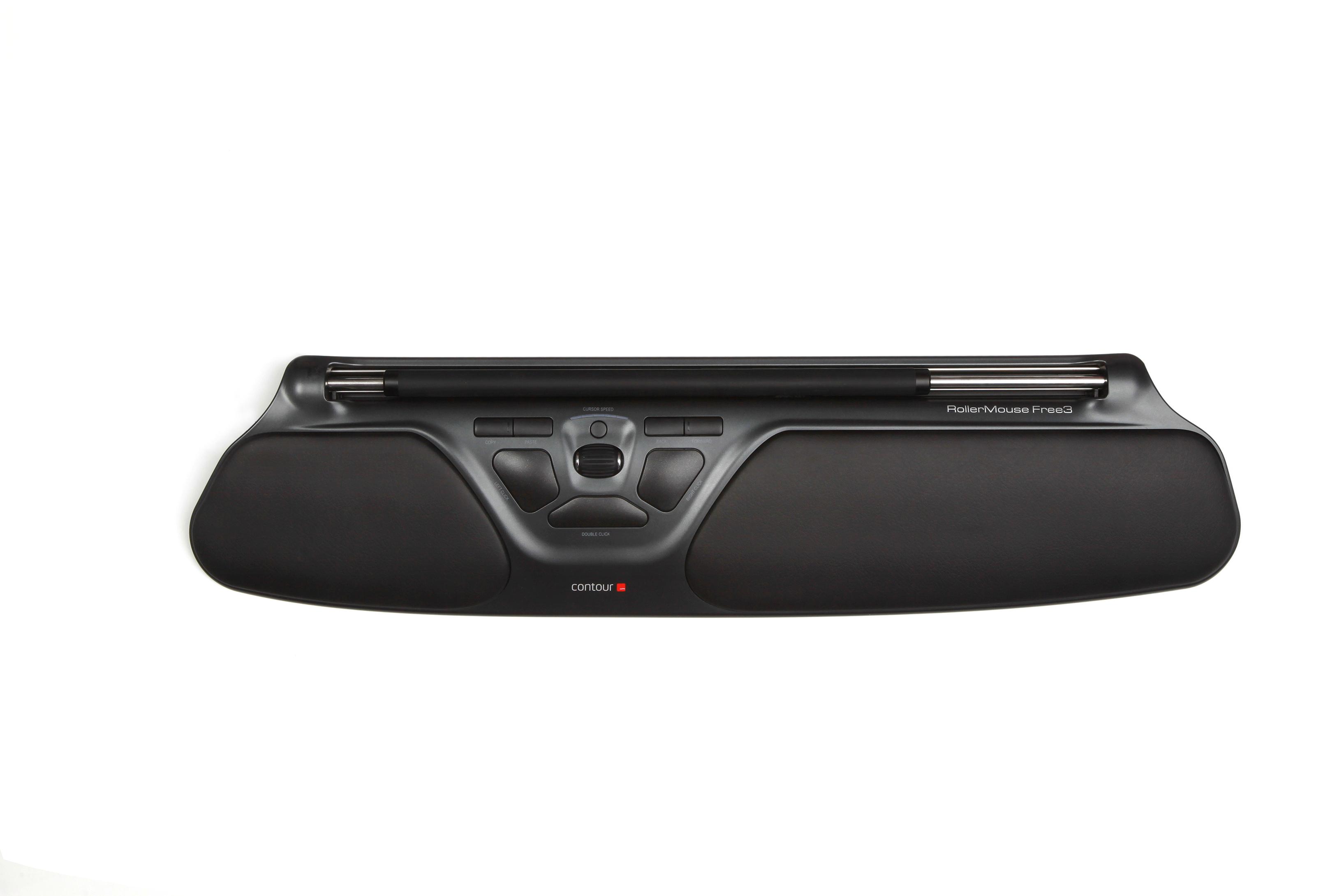 Contour Design RollerMouse Free3 mouse Ufficio Ambidestro USB tipo A Rollerbar 2800 DPI