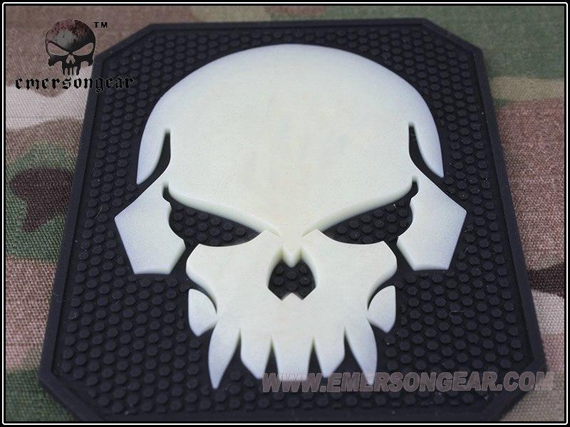 EMERSON PATCH IN PVC SKULL EM5550C