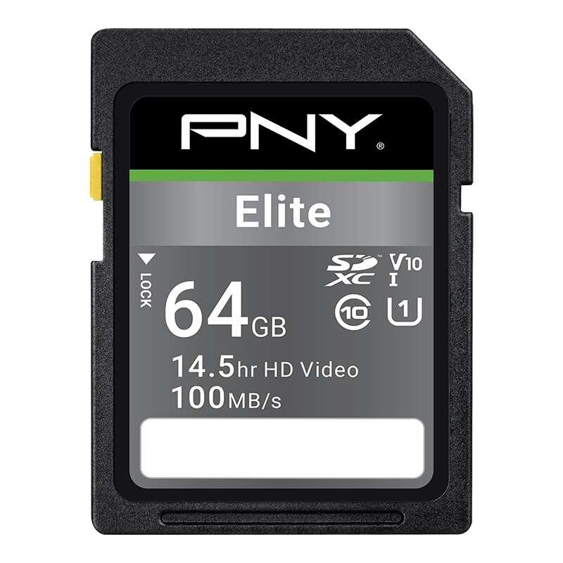 Scheda PNY Elite SDXC 64 GB U1 V10 Classe 10