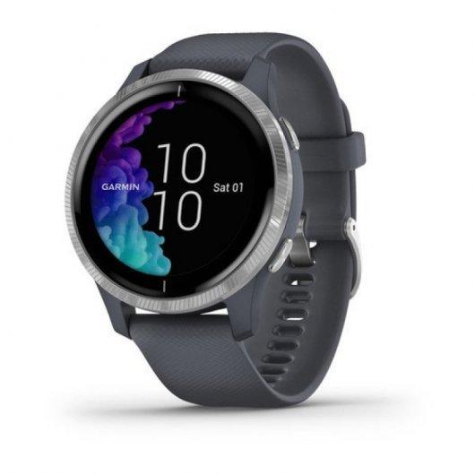 Orologio smartwatch Garmin Venu - schermo AMOLED - GPS, WiFi, Bluetooth - Blu Granito