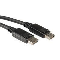 Value 11.99.5764 cavo DisplayPort 5 m Nero (VALUE DisplayPort Cable, DP - DP, LSOH, M/M, 5m)