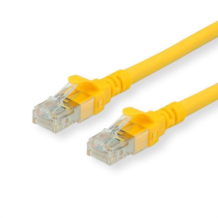 ROLINE CAT.6a S/FTP cavo di rete Giallo 7 m Cat6a S/FTP [S-STP] (Roline CAT6A S/FTP CU LSZH Ethernet Cable Yellow 7.5m)