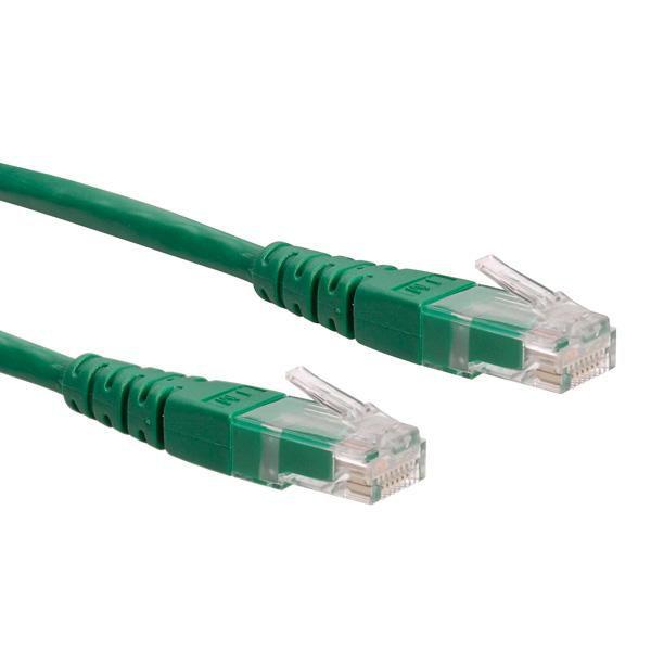 ROLINE 21.15.1523 cavo di rete Verde 0,5 m Cat6 U/UTP [UTP] (Roline CAT6 UTP CU Ethernet Cable Green 0.5m)