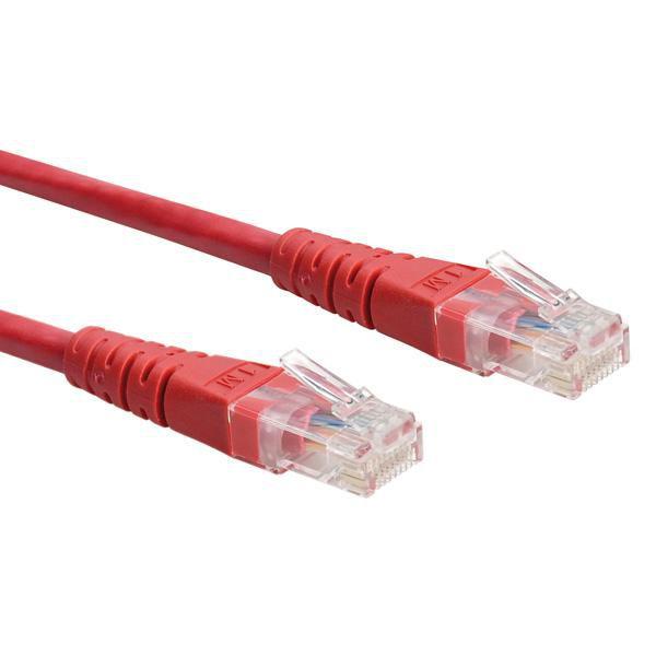 ROLINE 21.15.1581 cavo di rete Rosso 10 m Cat6 U/UTP [UTP] (Roline CAT6 UTP CU Ethernet Cable Red 10m)