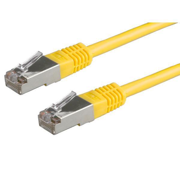 Value 21.99.1342 cavo di rete Giallo 2 m Cat6 S/FTP [S-STP] (Value CAT6 S/FTP CU Ethernet Cable Yellow 2m)