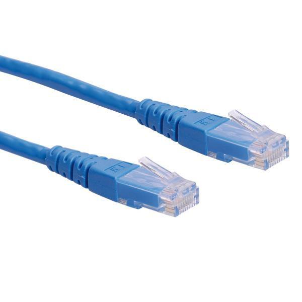 ROLINE UTP Cat.6 1.5m cavo di rete Blu 1,5 m Cat6 U/UTP [UTP] (Roline CAT6 UTP CU Ethernet Cable Blue 1.5m)