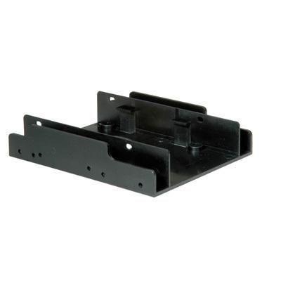 ROLINE 16.01.3007 kit di fissaggio (ROLINE HDD Mounting Adapter 3.5. 2x 2.5 HDD. Black)