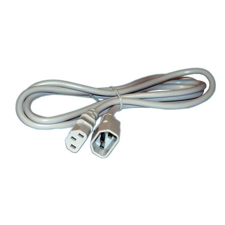 ROLINE 30.08.9049 cavo di alimentazione Bianco 6 m Accoppiatore C14 Accoppiatore C13 (Power Cable White 6 M C14 - Coupler C13 C