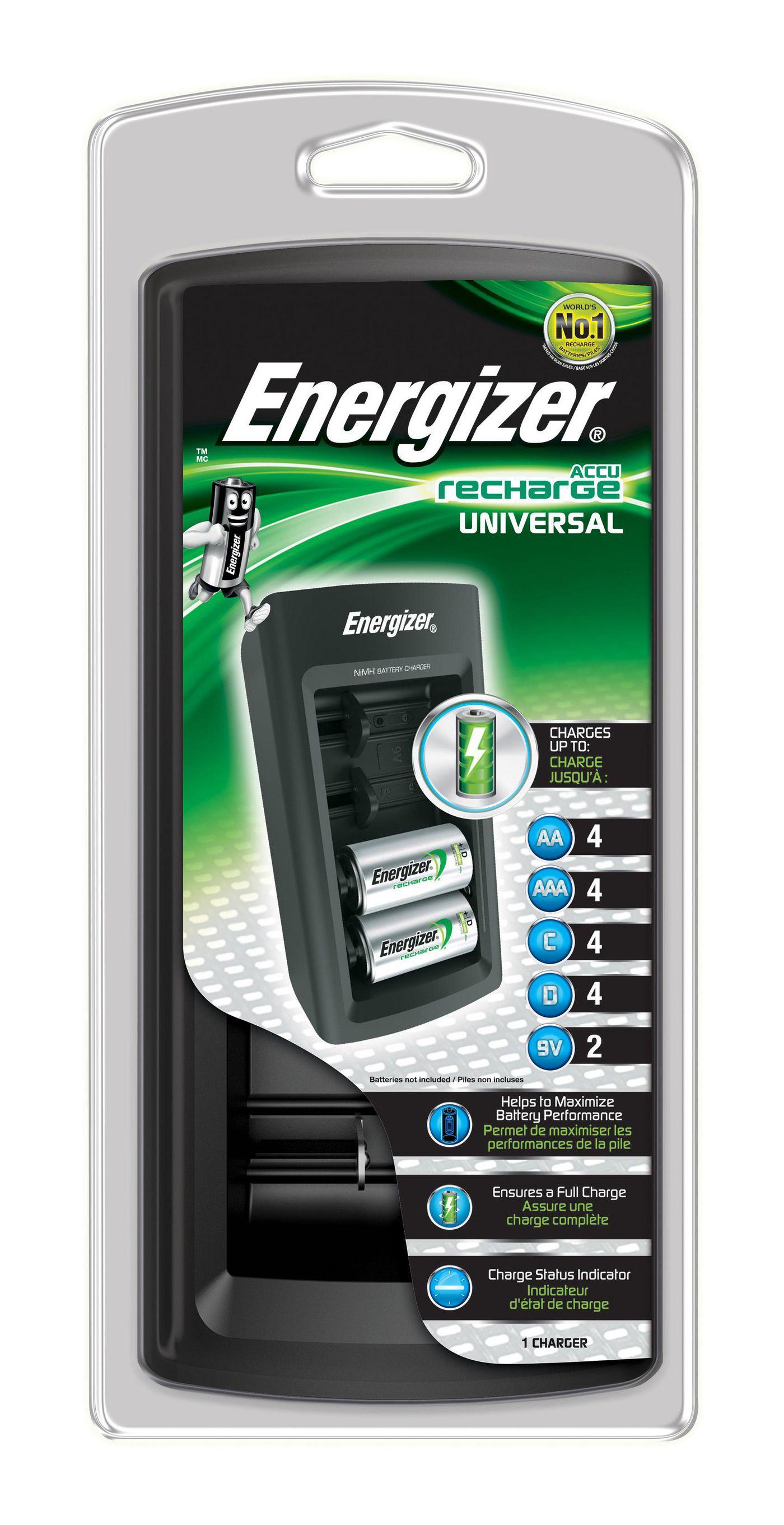 Energizer Universal Charger carica batterie AC (Universal Charger Ac - Warranty: 12M)