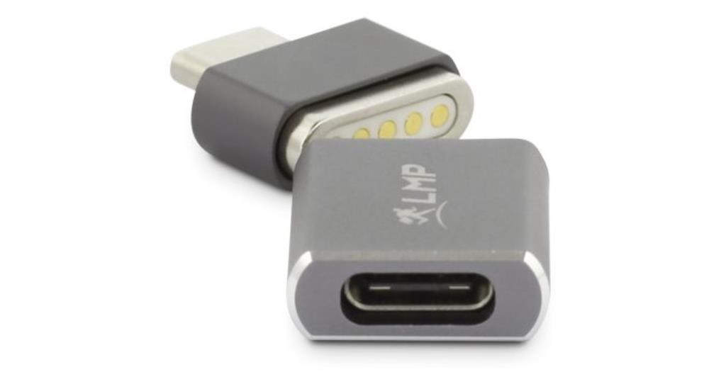 LMP adattatore di sicurezza magnetico per cavo di ricarica USB-C fino a 100W - Connettori: 1 x USB-C femmina, 1 x adattatore US