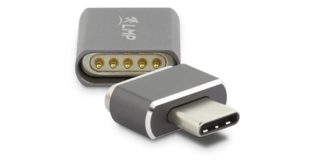 LMP adattatore di sicurezza magnetico per cavo di ricarica USB-C fino a 100W - Connettori: 1 x USB-C femmina, 1 x adattatore US