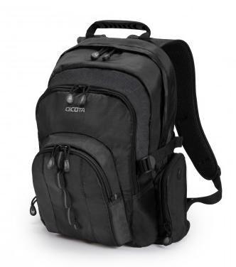 Dicota D31008 zaino Nero Poliestere (BACKPACK UNIVERSAL 14-15.6 - BLACK)