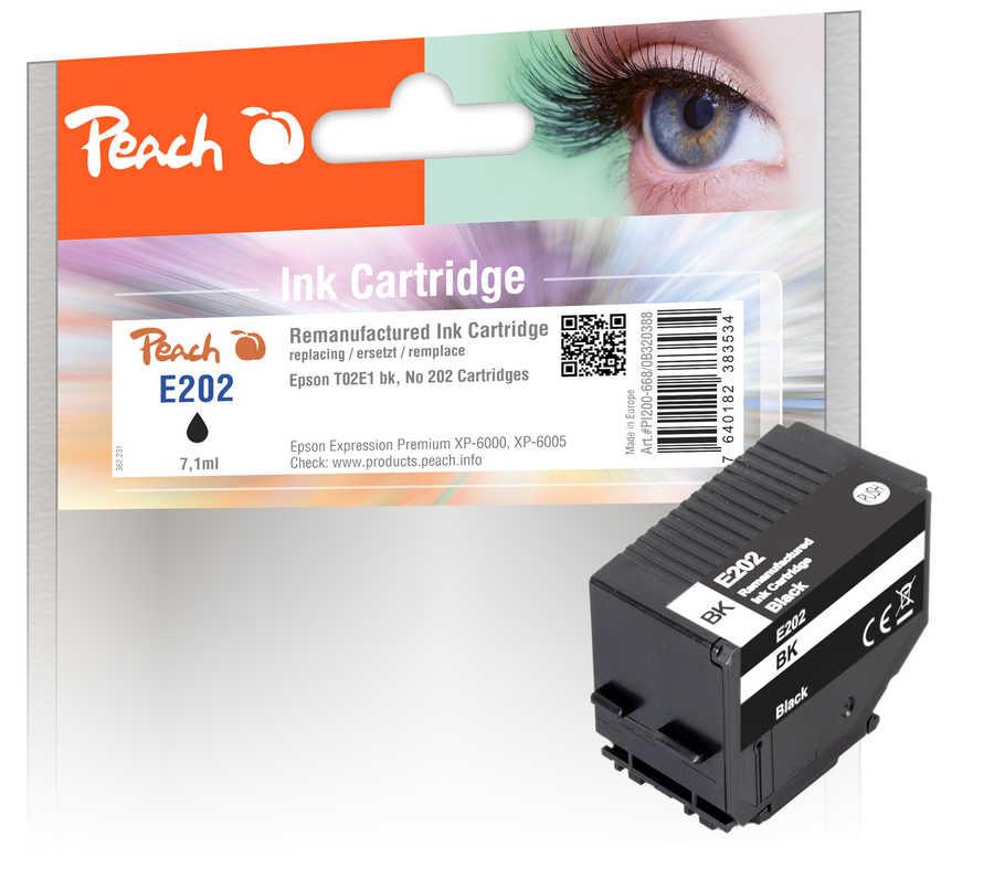 Peach PI200-668 cartuccia d'inchiostro 1 pz Compatibile Resa standard Nero