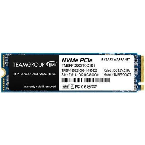 TEAM GROUP ELITE SOLID STATE DRIVE SSD 512GB MP33 PRO M.2 NVMe PCIe 3.0 TM8FPD512G0C101