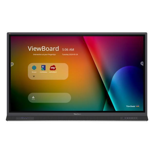 Viewsonic IFP6552-1A visualizzatore di messaggi Pannello piatto interattivo 165,1 cm (65") 350 cd/m² 4K Ultra HD Nero Touch sc