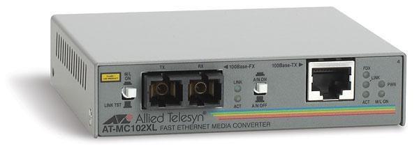 Allied Telesis AT-MC102XL convertitore multimediale di rete 100 Mbit/s