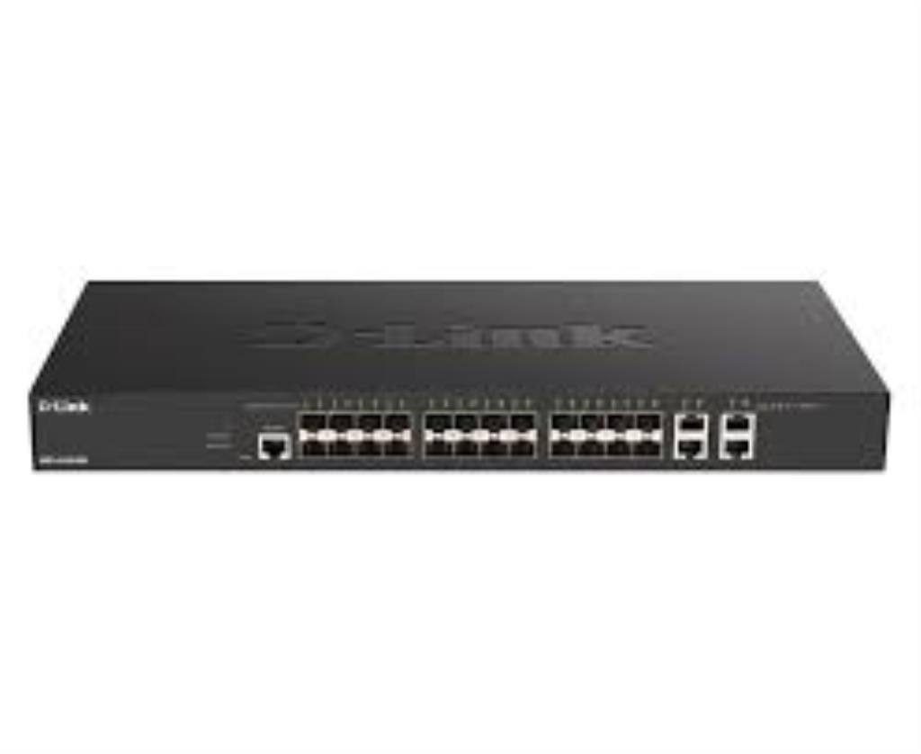 Switch Web managed L2+ Smart+ 24x 10GbE SFP+ & 4x cuivre 10GbE