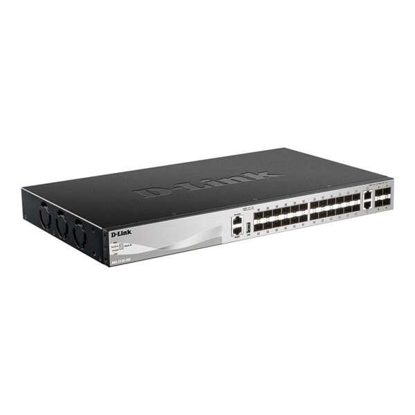 D-Link DGS-3130-30PS/E switch di rete Gestito L3 Gigabit Ethernet (10/100/1000) Supporto Power over Ethernet (PoE) Grigio