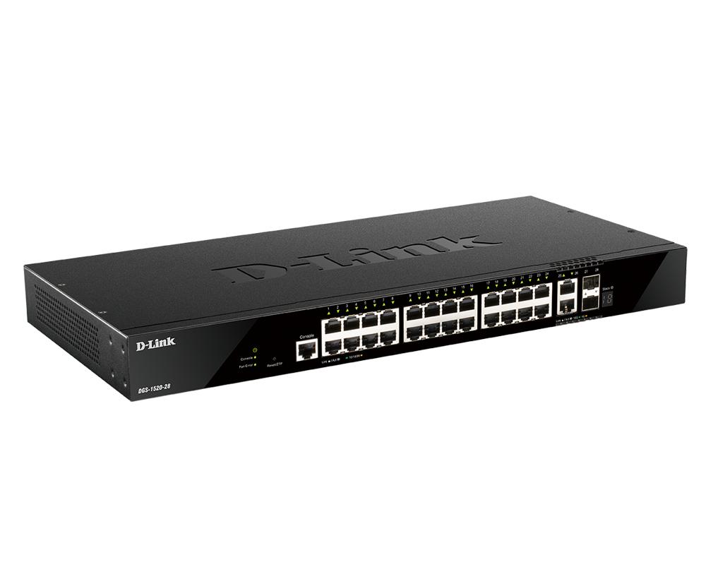 Switch D-Link 24G 2XG 2SFP+ gestito 24x10/100/1000 2x10G 2xSFP+