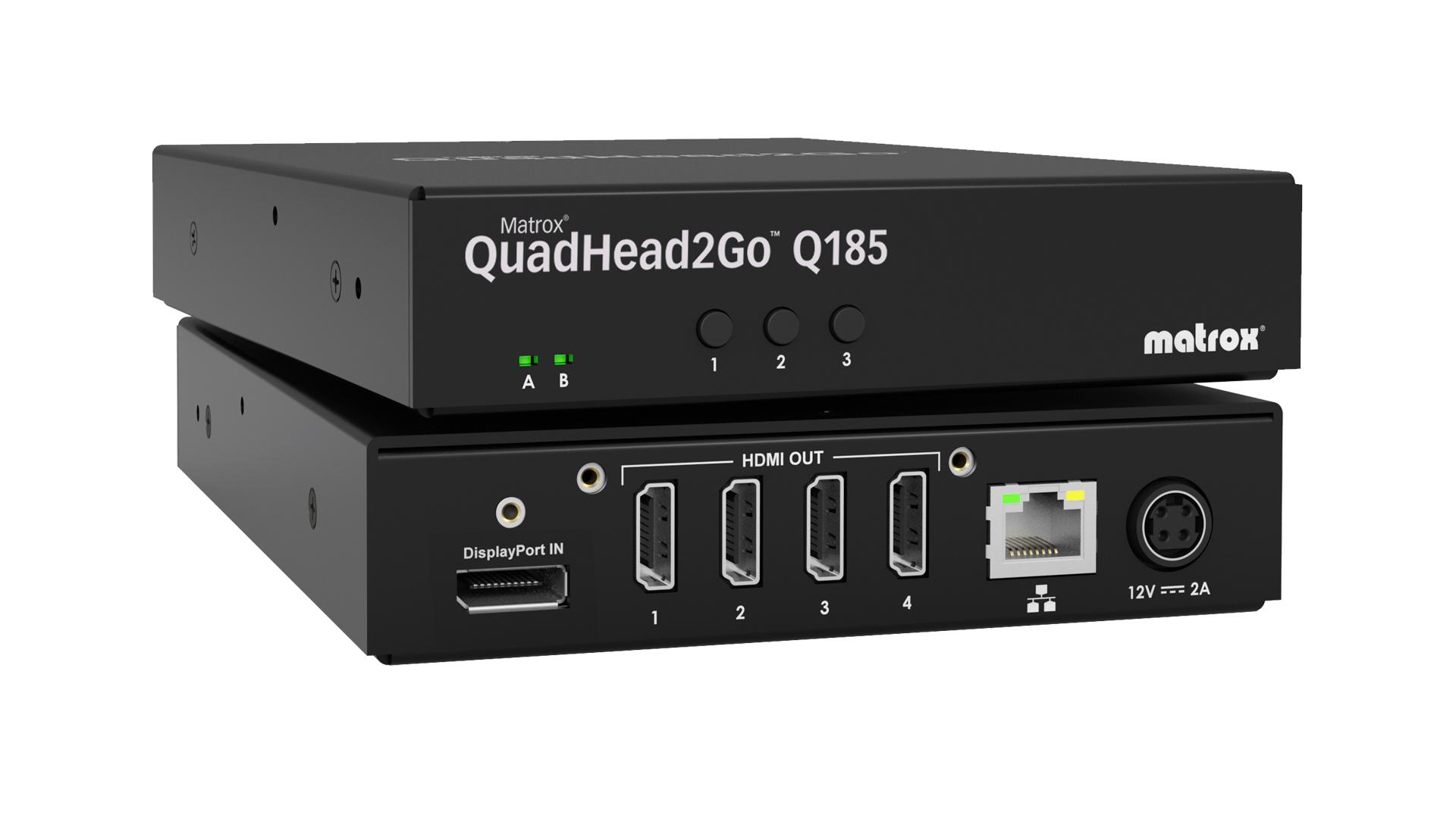 Matrox QuadHead2Go Q185 Multi-Monitor Controller Appliance / Q2G-DP4K