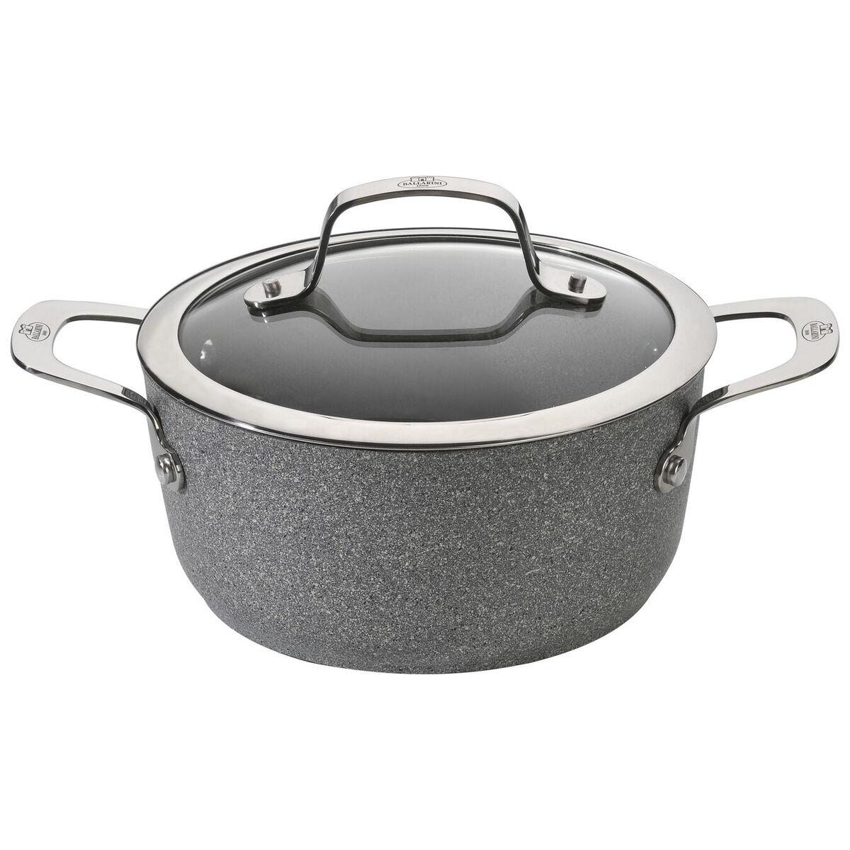 Casseruola con coperchio Ballarini 75002-829-0 Grigio Acciaio ÃƒËœ 24 cm 4,7 L