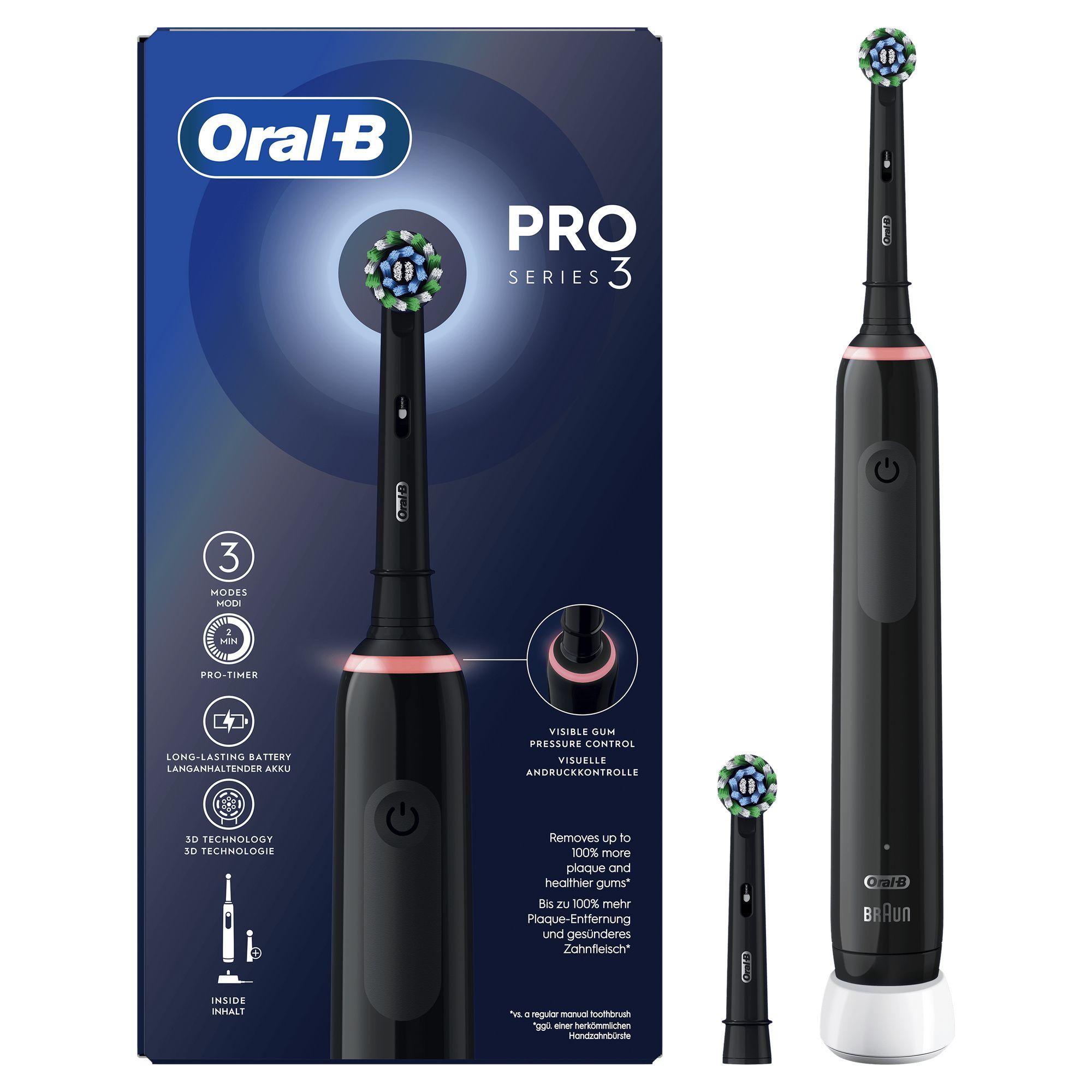 Oral-B PRO 3 3000 Cross Action Black E