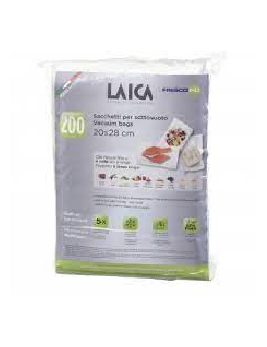 LAICA 200 SACCHETTI PER CONSERVAZIONE SOTTOVUOTO 20X28 cm. VT3511